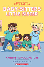 Book cover for Karen's School Picture: A Graphic Novel (Baby-Sitters Little Sister #5)
