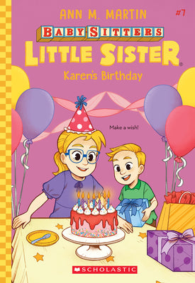Book cover for Karen's Birthday (Baby-Sitters Little Sister #7)