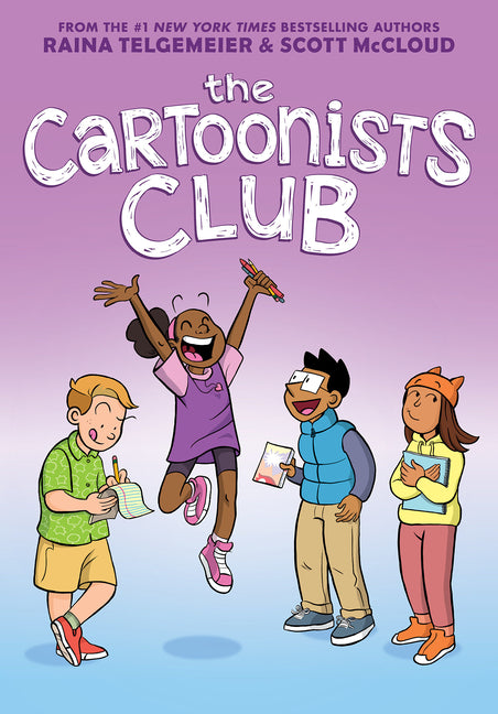 Book cover for Cartoonists Club: A Graphic Novel