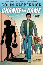 Book cover for Colin Kaepernick: Change the Game (Graphic Novel Memoir)