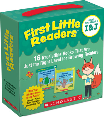 Book cover for First Little Readers: Guided Reading Levels I & J (Parent Pack): 16 Irresistible Books That Are Just the Right Level for Growing Readers