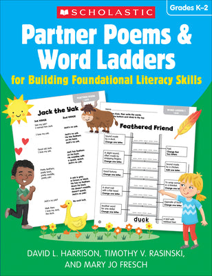 Book cover for Partner Poems & Word Ladders for Building Foundational Literacy Skills: Grades K-2