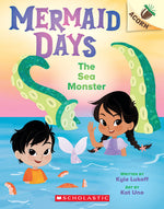 Book cover for The Sea Monster: An Acorn Book (Mermaid Days #2)