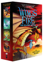 Book cover for Wings of Fire #1-#4: A Graphic Novel Box Set (Wings of Fire Graphic Novels #1-#4)