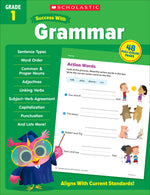 Book cover for Scholastic Success with Grammar Grade 1 Workbook