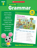 Book cover for Scholastic Success with Grammar Grade 2 Workbook