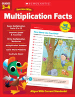 Book cover for Scholastic Success with Multiplication Facts Grades 3-4 Workbook