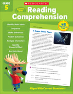 Book cover for Scholastic Success with Reading Comprehension Grade 5 Workbook
