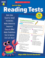 Book cover for Scholastic Success with Reading Tests Grade 4 Workbook