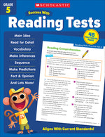 Book cover for Scholastic Success with Reading Tests Grade 5 Workbook