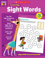 Book cover for Scholastic Success with Sight Words Workbook