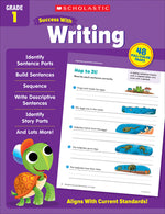 Book cover for Scholastic Success with Writing Grade 1 Workbook