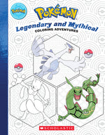 Book cover for Pokémon Coloring Adventures #2: Legendary & Mythical Pokémon