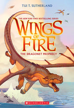 Book cover for The Dragonet Prophecy (Wings of Fire #1)