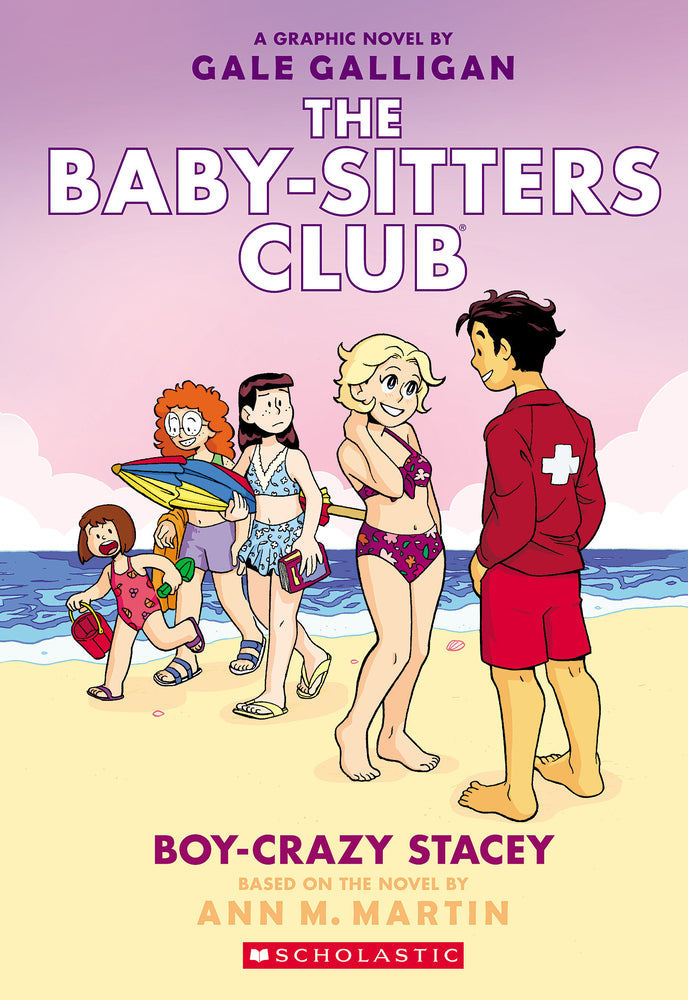 Book cover for Boy-Crazy Stacey: A Graphic Novel (the Baby-Sitters Club #7)