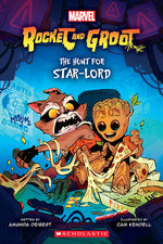Book cover for Hunt for Star-Lord: A Graphix Book (Marvel's Rocket and Groot)
