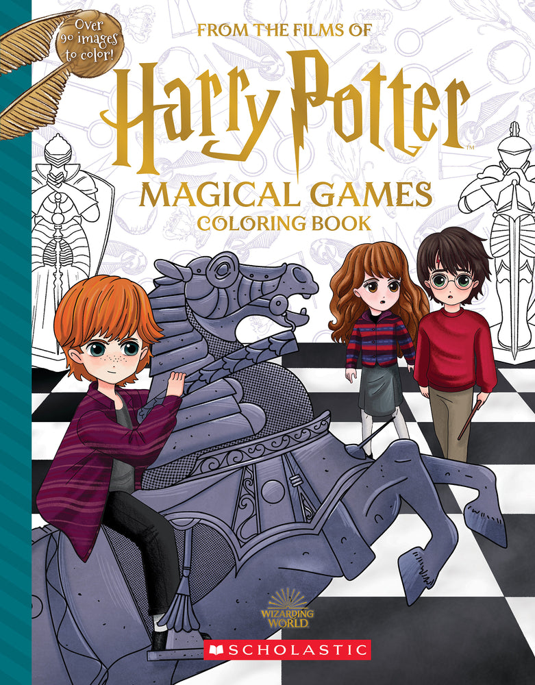 Book cover for Magical Games Coloring Book (Harry Potter)