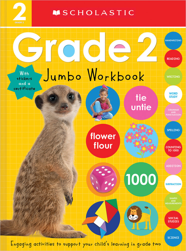 Book cover for Second Grade Jumbo Workbook: Scholastic Early Learners (Jumbo Workbook)