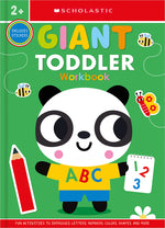 Book cover for Giant Toddler Workbook: Scholastic Early Learners (Workbook)