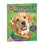 Book cover for Sticker Photo Mosaic: Dogs & Puppies