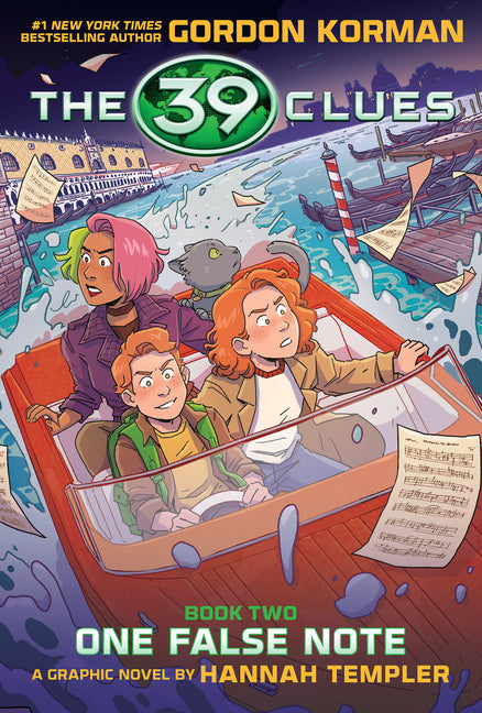 Book cover for 39 Clues: One False Note: A Graphic Novel (39 Clues Graphic Novel #2)