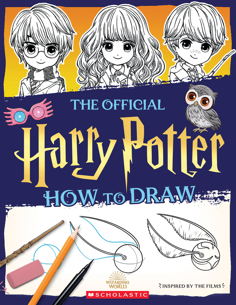 Book cover for The Official Harry Potter How to Draw