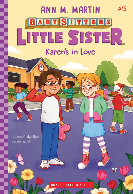 Book cover for Karen's in Love (Baby-Sitters Little Sister #15)