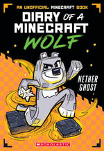 Book cover for Nether Ghost (Diary of a Minecraft Wolf #3)