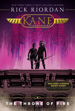 Book cover for Kane Chronicles, The, Book Two: Throne of Fire, The-Kane Chronicles, The, Book Two
