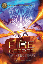 Book cover for Rick Riordan Presents the Fire Keeper (a Storm Runner Novel, Book 2)