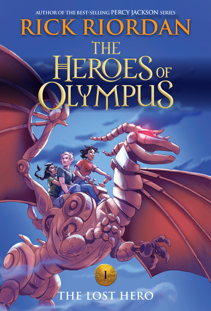 Book cover for Heroes of Olympus, The, Book One: Lost Hero, The-(New Cover)