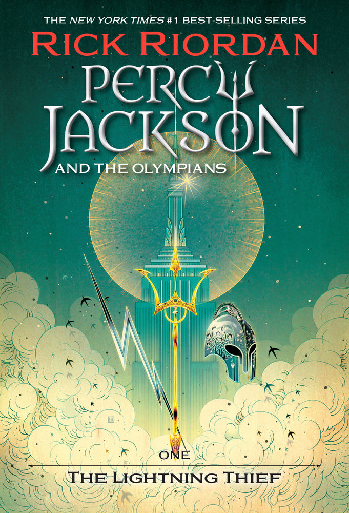 Book cover for Percy Jackson and the Olympians, Book One: The Lightning Thief