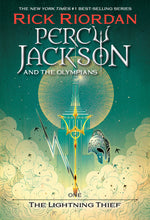 Book cover for Percy Jackson and the Olympians, Book One: The Lightning Thief