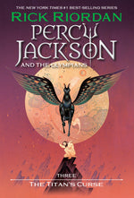 Book cover for Percy Jackson and the Olympians, Book Three: The Titan's Curse