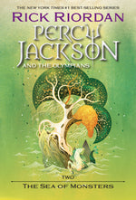 Book cover for Percy Jackson and the Olympians, Book Two: The Sea of Monsters