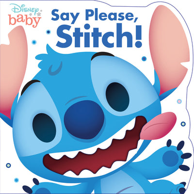 Book cover for Disney Baby: Say Please, Stitch!