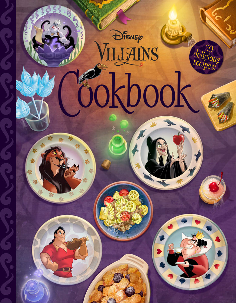 Book cover for The Disney Villains Cookbook