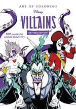 Book cover for Art of Coloring: Disney Villains