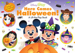 Book cover for Disney Baby: Here Comes Halloween!: A Lift-The-Flap Book