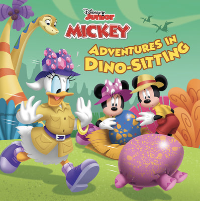 Book cover for Mickey Mouse Funhouse: Adventures in Dino-Sitting