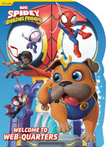 Book cover for Spidey and His Amazing Friends: Welcome to Web-Quarters (Marvel)
