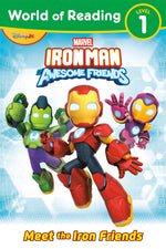 Book cover for World of Reading: Iron Man and His Awesome Friends: Meet the Iron Friends