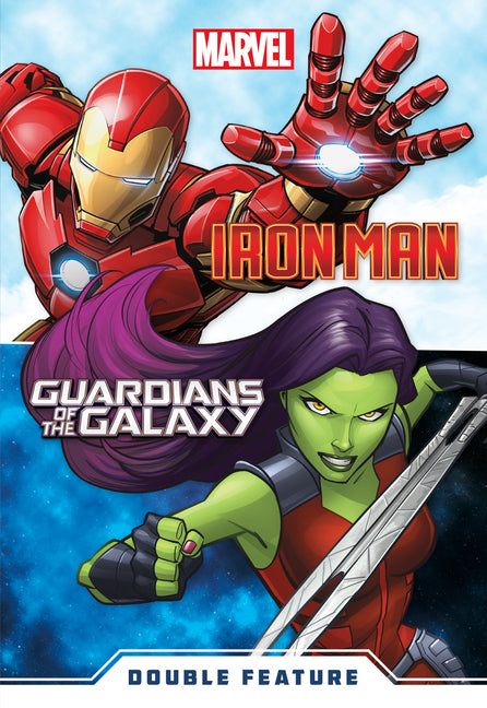 Book cover for Marvel Double Feature: Iron Man and Guardians of the Galaxy
