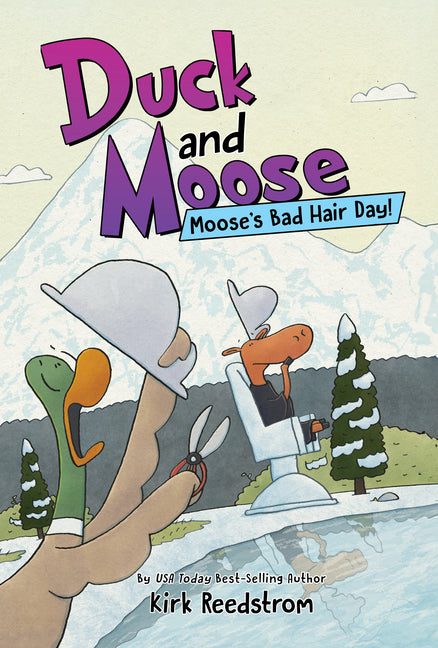 Book cover for Duck and Moose: Moose's Bad Hair Day!