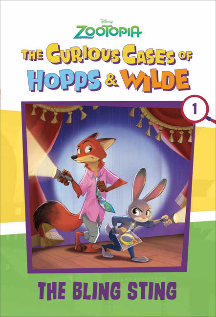 Book cover for Curious Cases of Hopps & Wilde # 1: The Bling Sting (Disney Zootopia)