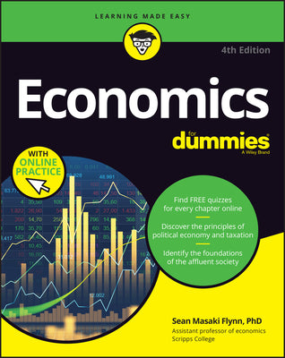 Book cover for Economics for Dummies: Book + Chapter Quizzes Online