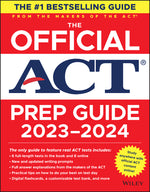Book cover for The Official ACT Prep Guide 2023-2024: Book + 8 Practice Tests + 400 Digital Flashcards + Online Course