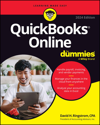 Book cover for QuickBooks Online for Dummies