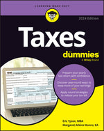 Book cover for Taxes for Dummies: 2024 Edition