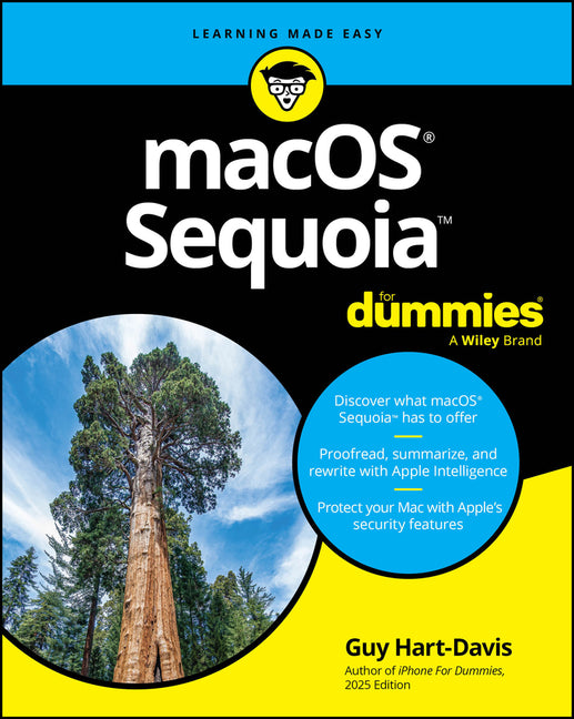 Book cover for macOS Sequoia for Dummies